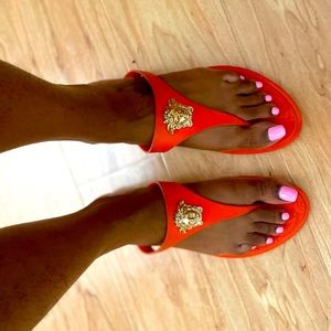 Authentic Versace thong sandal